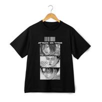 Unisex Attack on Titan Anime Graphic T-Shirt Manga Panel Design XL