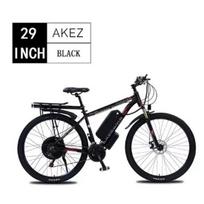 Naujas elektrinis dviratis AKEZ Aliuminio lydinio elektrinis dviratis 21 pavaros Elektrinis dviratis Suaugusiems 29 colių Kalnų ebike 48V13AH Ličio baterija 1000W variklis. 1000W(250 label)-48V 13AH juoda