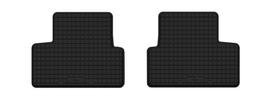 Rear rubber car mats (2 pcs), universal for: Mercedes GLA X156 crossover (2012-2018)