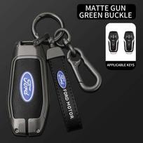 New 2026 Car Sticker Zinc Alloy Car Remote Key Case Cover For Ford Fusion Mondeo Mustang F-150 Explorer Edge 2015 2016 2017 2018