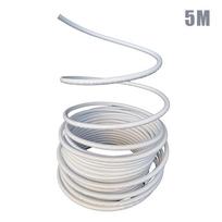 5M Party Decoration Styling Tube PVC Aluminum Plastic Molding Pipe For Baby Shower Birthday Christmas Wedding DIY Propsr