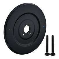 Replacement Escutcheon for Signal Handle Tub and Shower Faucets Featuring Matte Black Finish Fit Chateau Models 1