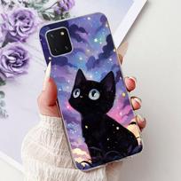 For Samsung Galaxy Note 10 Lite Case SM-N770F Stylish Painted Cover Silicone Case For Samsung S10 Lite SM-G770F Soft Shell Coque Galaxy S10 Lite black