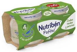 Nutriben Nutriben Šparaginės pupelės su bulvėmis tyrelė 2x 120g
