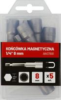 AW-Tools AWTOOLS magnetinis antgalis 1/4" 8 mm