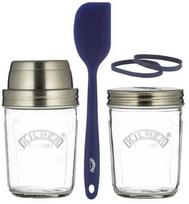 Rinkinys rauginto tešlos starteris 5 vnt. 350ml / Kilner
