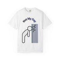 Not My Day T-Shirt — Funny Head vs Wall Graphic Tee 2XL