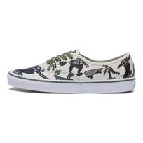 Vans Authentic Low Top Skate Shoes Unisex White Green VN0009PVDOR 35