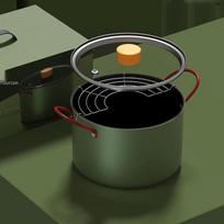 Aibofei 22cm Fine Iron Soup Pot