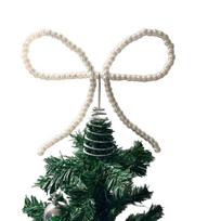 Spiral-style Tree Topper Decor Looped Shape Xmas Ornament Elegant Christmas Tree Charm  Holiday