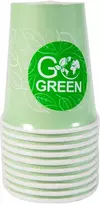 Gogreen „Go Žalias“ „Žalias“ popieriniai puodeliai 350 ml, 10 vnt.