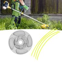 1pcs/3pcs Circular Shape Weed Cutter Head Aluminum Alloy Aluminum Trimmer Head  For Grass Cutter 1 pcs