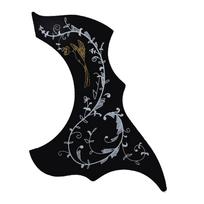 41 Inches Acoustic Guitar Pickguard Black Color Scratch Plate  For Acoustic Guitar gray