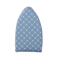 Hand-Held Heat Resistant Glove Holder Pad Iron Table Rack Ironing Board Sleeve Blue check