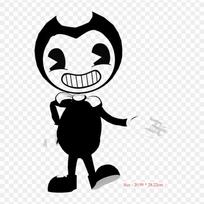 Bendy And The Ink Machine Bendy Face Video Games Iron on Heat Transfer Printing Vinyl Patches Sticker for Clothes DIY Appliques Washable Patches white