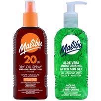 Malibu SPF20 bronzing oil 200ml + aloe gel after tanning 200ml