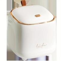 1pc 1.5L Press Type Desktop Mini Garbage Can for Kitchen Bathroom Bedroom Office, Home Decor and Storage