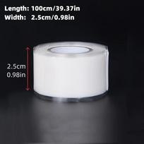 1pc Self-Fusing Silicone Tape - Instant Leak Repair for Kitchen & Plumbing, Waterproof Sealant for PVC/Glass/Metal/Stone Surfaces, High-Temp Resistant 39.37in*0.98in balta