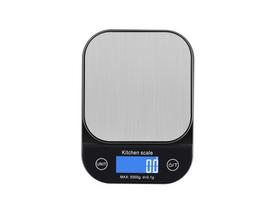 Stainless Steel Dustproof & Waterproof Kitchen Scale, 0.1g Precision for Baking Battery 10kg/1g