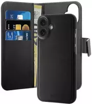 Puro Wallet Detachable MagSafe 2in1 Apple iPhone 16 – dėklas telefonui juodos spalvos