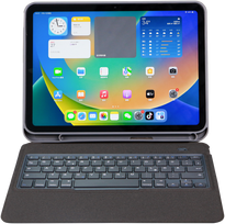 Deqster Tasturhülle Slim Keyboard 2 für iPad 10.9" (10. Gen.) Bluetooth, deutsches Layout (QWERTZ)