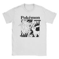 Pokemon Espeon Umbreon Eeveelutions Manga Panel Men T Shirt  Novelty Tees Short Sleeve O Neck TShirts  Cotton Printed Clothing S