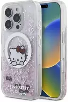Hello Kitty HKHMP16XLSWKH Apple iPhone 16 Pro Max 6.9″ baltos spalvos kietas dėklas Liquid Glitter Sweet Kitty Bo