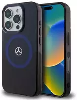 Mercedes MEHMP16X23HBIKV Apple iPhone 16 Pro Max 6.9" dėklas telefonui juodos spalvos MB Double Layer BiColor MagSafe