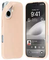 Dėklas Mercury Soft Apple iPhone 16 6.1″ rožinės spalvos sand