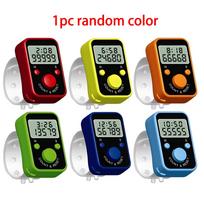 Finger Counter Chanting Counter Lcd Electric Digital Display With Time Ring Muslim Chanting Register Sewing Knitting Weave Tools