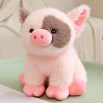 New Cute Little Fragrant Pig Doll, Pig Plush Toy, Children's Doll 20cm0.125 kg rožinė