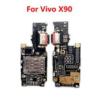 For Vivo X90 USB Charging Board Dock Port Microphone Module Flex Cable For X90