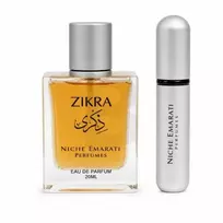 Lattafa Perfumes Niche Emarati Zikra EDP parfumuotas vanduo unisex, 20 ml + atomizer