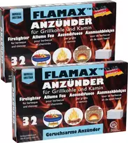 Flamax 1318113 parafino uždegimo kubeliai, 32 vnt.