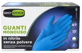 Style Nitrile disposable pirštinės 100 pcs mėlynas S size 24x8,5x0,05cm