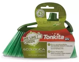 Tonkita we like green TONKITA WE LIKE Žalias Ekologinė šluota be koto lauke, 6,
