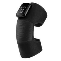 2026 Pain Relief Gift Longer Knee Massager Large Area Heating Electric Heated Knee Brace 3 Heating Levels Rechargeable Massage Knee Pad