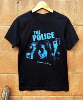 The Police T Shirt Reprinted T-shirt Rock Band T-shirt TE2285 T Shirt  Tees Tops Unisex Cotton Short Sleeve High Street XXL