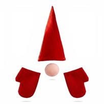 Christmas Tree Topper Star with Hat Nose Gloves Creative Faceless Design for Holiday Decoration one size