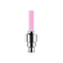 Bicycle Valve Cap Lights With Led Illumination For Cycling Accessories And Safety Red