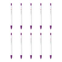 Zebra Clickart Water-Based Pen, Magenta, 10-Pack, B-WYSS22-MZ