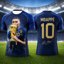 Mbappé 2026 Naujas Atvykimas Vyriški Futbolo Marškinėliai Superžvaigždės Atminimo Spausdinti Kvėpuojantis Greitai Džiūstantis Futbolo Sportinis Viršus S