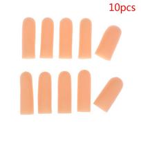 10pcs/set Silicone Gel Tube Hand Bandage Finger Protector Pain Relief Thumb Cap one size