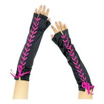 Lolita Half Finger Gloves Long Women Gloves Cute Ribbon Gloves  Party