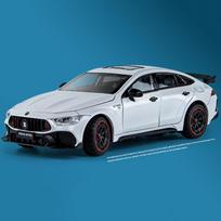 1:24 Metalinis Modelis Brabus 900 AMG GT63 Lydinio Automobilio Žaislas Kolekcija Automobilio Papuošalai 6 Atidaromos Durys Sulankstomi Šoniniai Veidrodėliai white