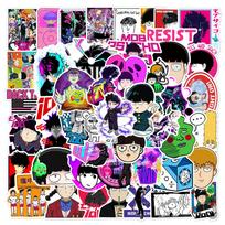 10/30/50pcs Anime Cartoon Mob Psycho 100 Stickers Cool Graffiti Decals Toy DIY Motorcycle Helmet Suitcase Car Sticker Decoration