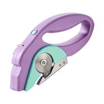 Ten-Sided Roller Electric Scissors Ergonomic Handle Non-slip Grip Fabric Cutter Smooth Precision Cutting Cordless Rotary Shears