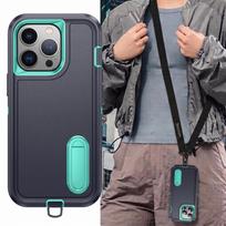 Drop Protection Armor Heavy Case for Iphone 16 Pro Max 18 17 Pro Iphone18 Iphone17 Iphone16 Crossbody Lanyard Strap Cover iPhone 16 Pro