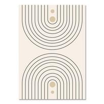 Nordic Beige Reed Dandelion Grass Natural Wall Poster Wall Art Canvas Painting Poster Bedroom Pictures For Living Room Decor 21X30cm No Frame