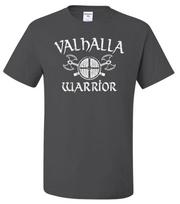 Valhalla Warrior 50 50 Norse Odin Viking Ragnarok Thor Unisex T-Shirt S gray